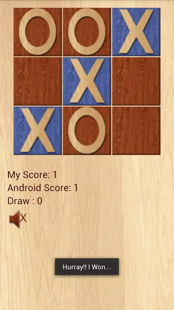 Скриншоты TicTacToe