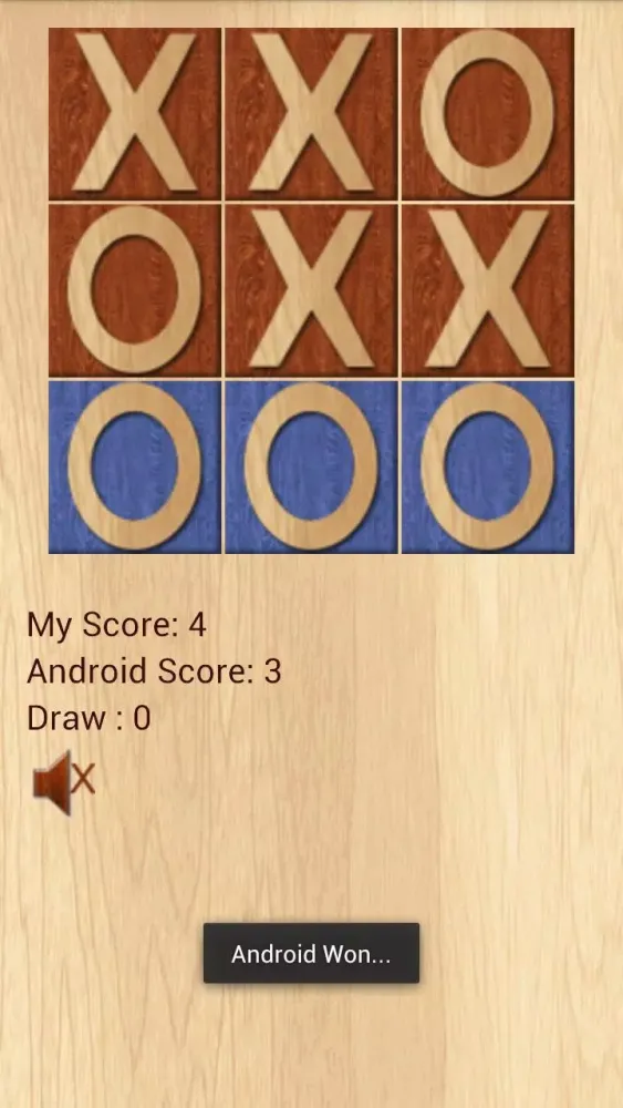 Скриншоты TicTacToe