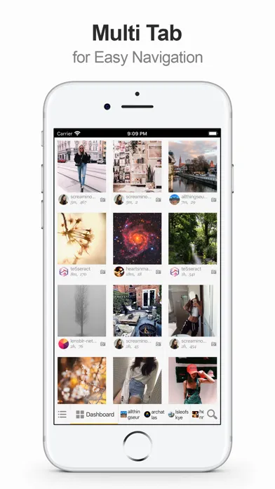 Capturas de pantalla de MultiTab for Tumblr