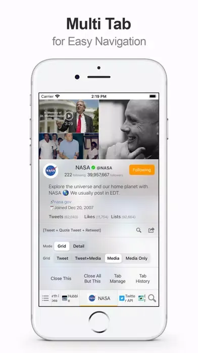 MultiTab for Twitter Ekran Görüntüleri