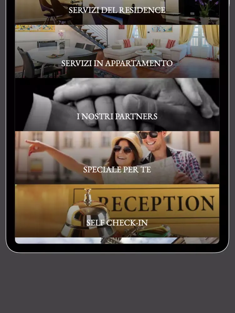 Tangkapan layar Loger Confort R&A iPad 