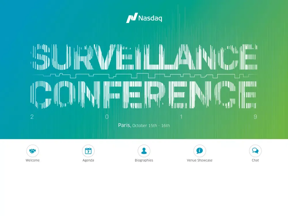 Nasdaq Surveillance Conference iPad  स्क्रीनशॉट
