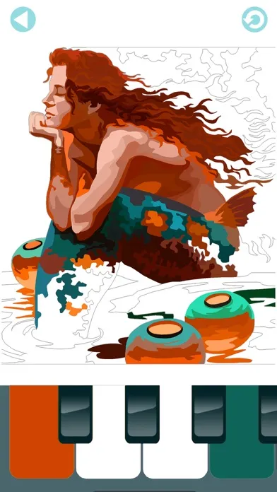 Captures d'écran de Color by Music paint by number