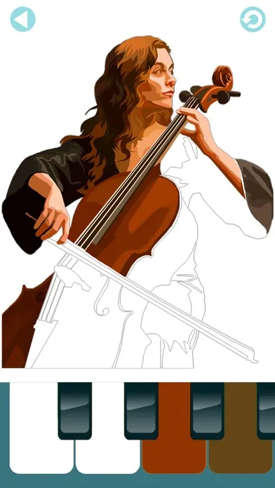 Captures d'écran de Color by Music paint by number