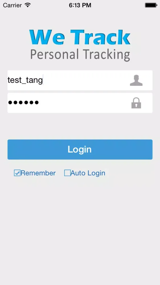 Tangkapan skrin GPSCard