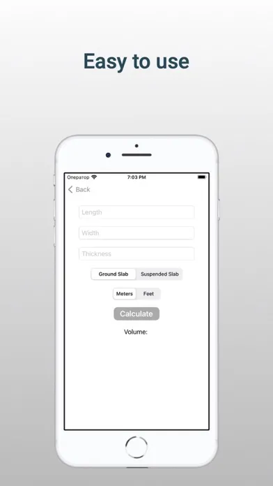Скриншоты Concrete Calculator'