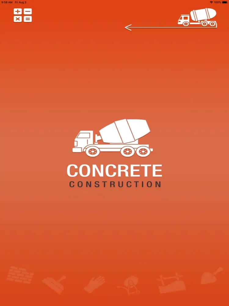 صور Concrete Calculator and Mixer iPad 