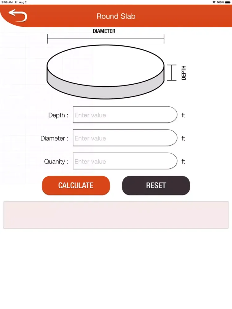 صور Concrete Calculator and Mixer iPad 