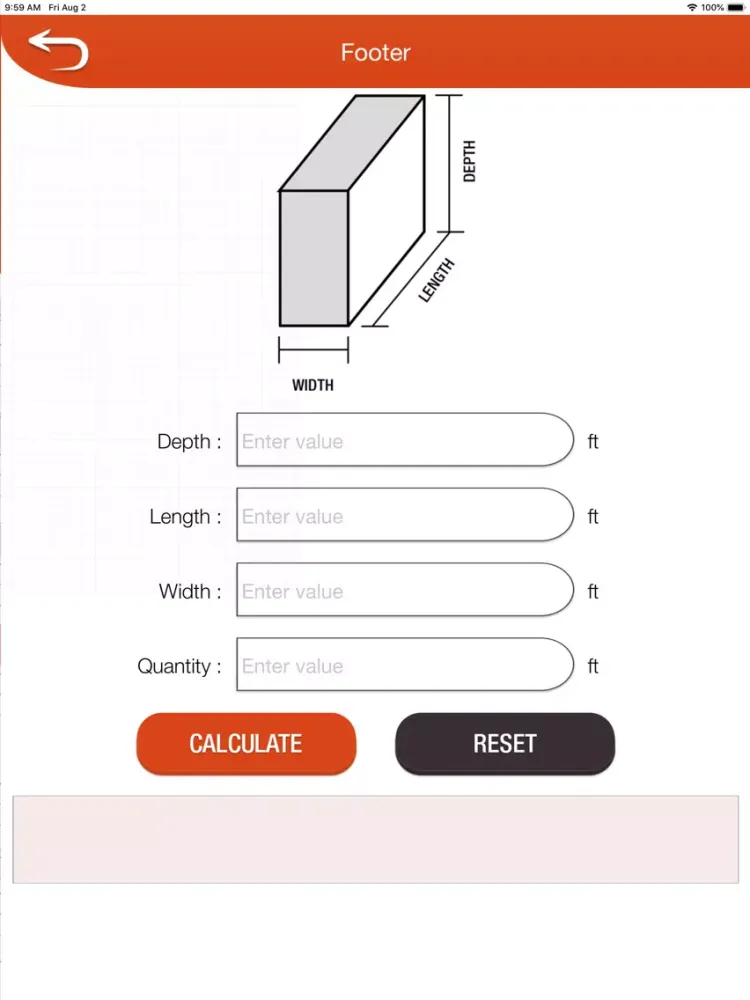 صور Concrete Calculator and Mixer iPad 
