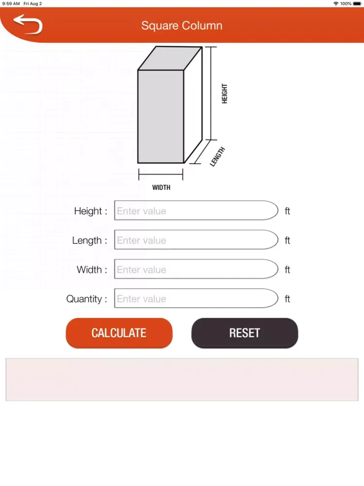 صور Concrete Calculator and Mixer iPad 