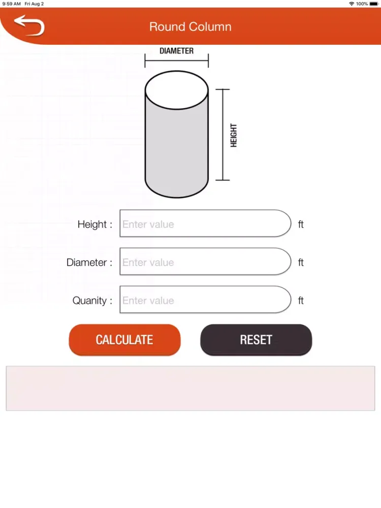 صور Concrete Calculator and Mixer iPad 