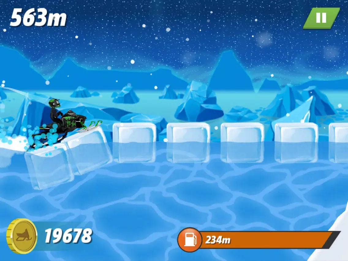 Zrzuty ekranu Arctic Cat Snowmobile Racing iPad 