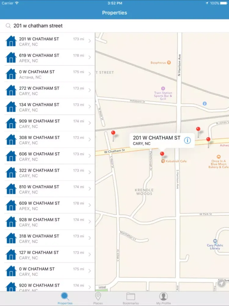 صور Cary Property - Real estate information iPad 
