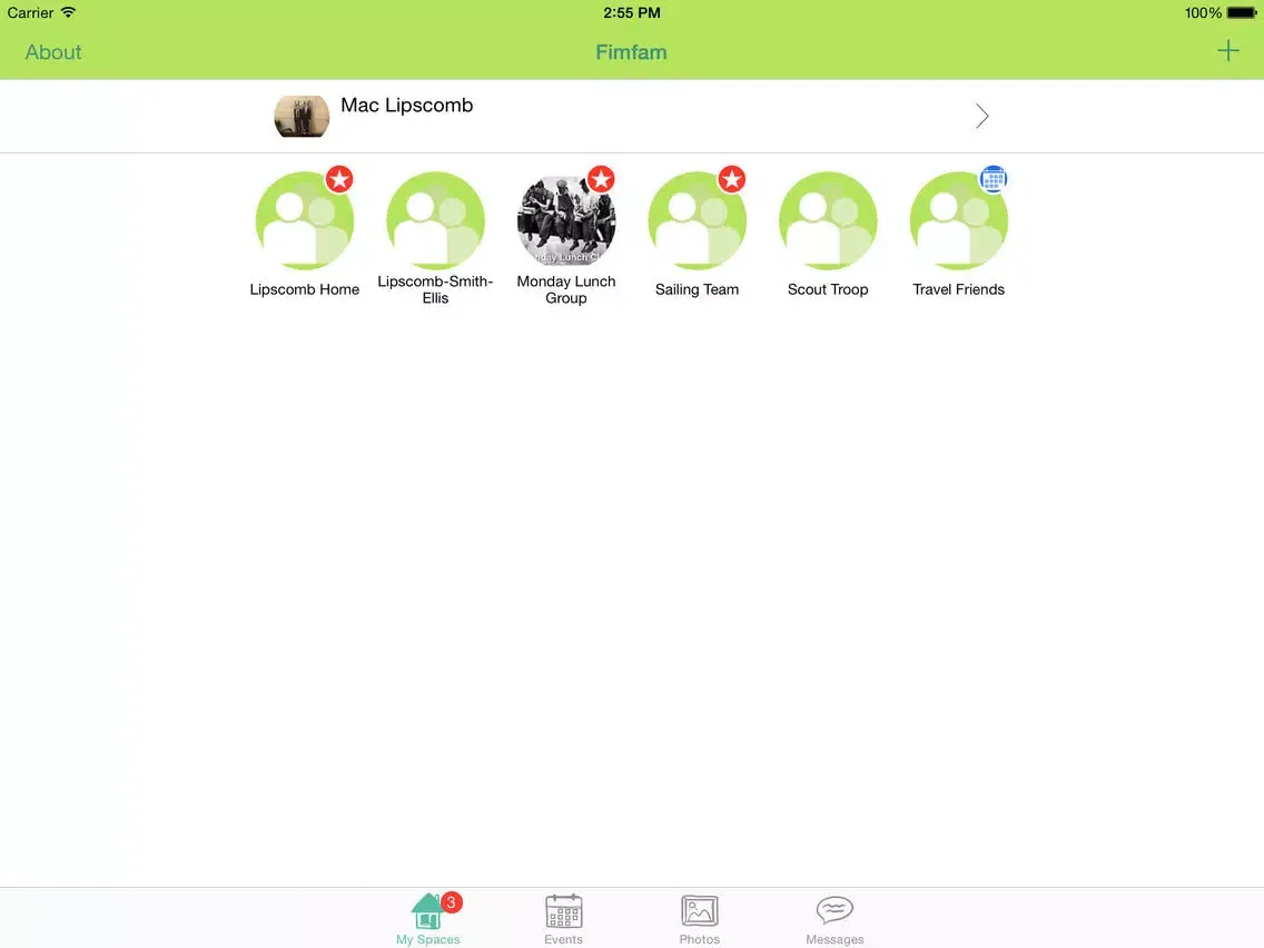 Captures d'écran de Fimfam: the private family app iPad 