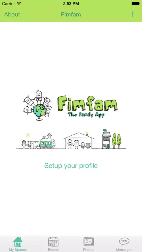 Captures d'écran de Fimfam: the private family app