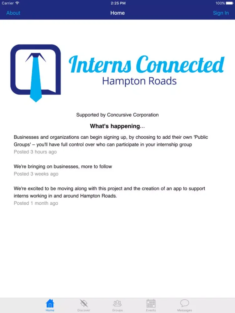 صور Hampton Roads Interns Connected iPad 
