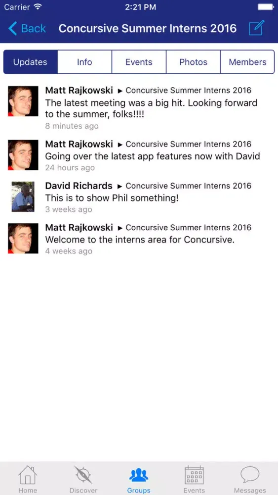 صور Hampton Roads Interns Connected
