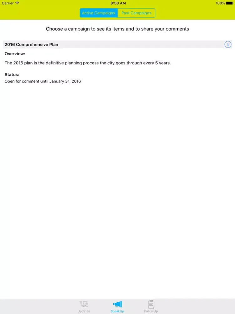 SpeakUp!VB iPad  Screenshots