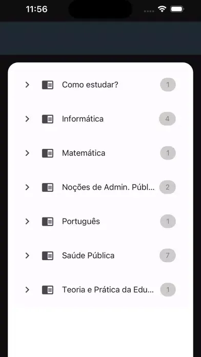 Capturas de tela do Concurso Itabirito