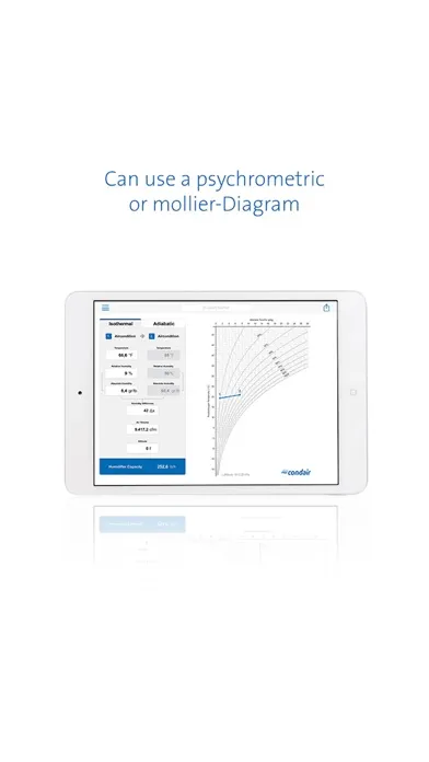 Capturas de pantalla de Psychro Chart