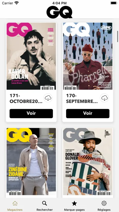 Screenshot di GQ Magazine France