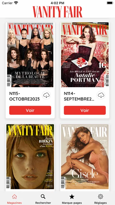 Vanity Fair Magazine France Screenshots