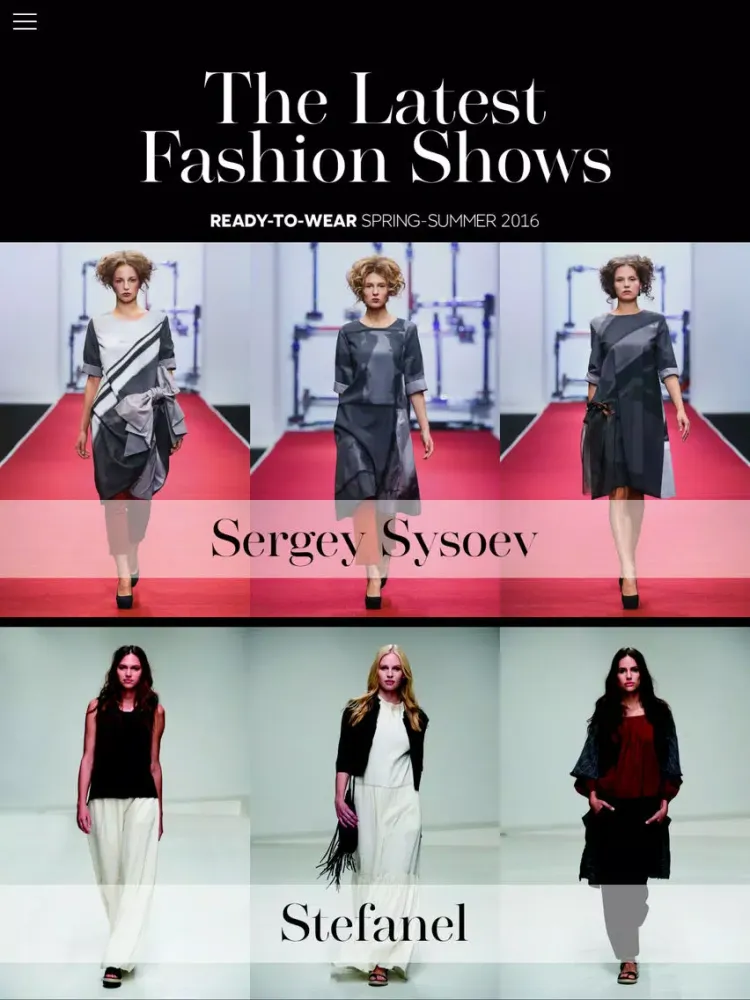تصاویر Vogue Collections iPad 
