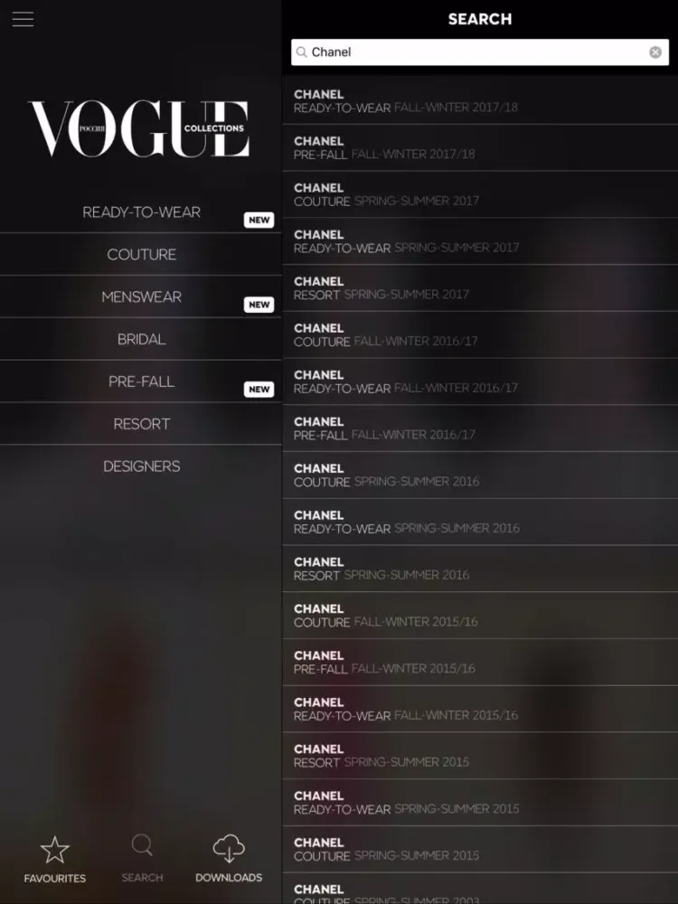 تصاویر Vogue Collections iPad 
