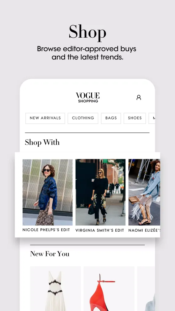 Zrzuty ekranu Vogue