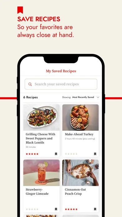 Capturas de pantalla de Epicurious