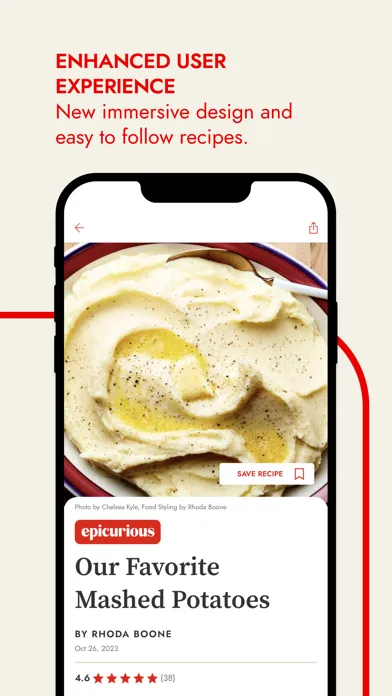 Capturas de pantalla de Epicurious