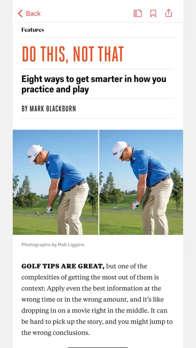 Golf Digest Magazine应用截图