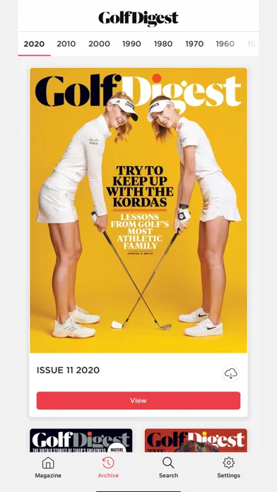 Golf Digest Magazine应用截图