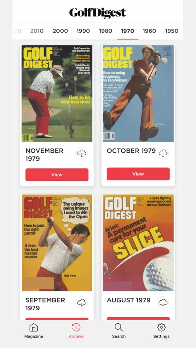 Golf Digest Magazine应用截图
