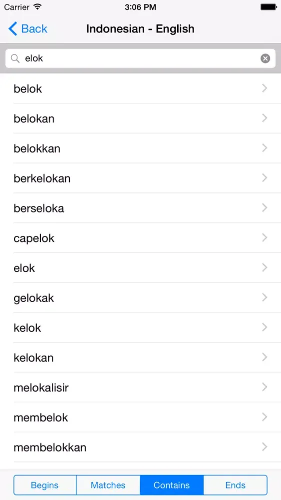 Tangkapan layar Kamus Lengkap - English N' Indonesia Dictionary