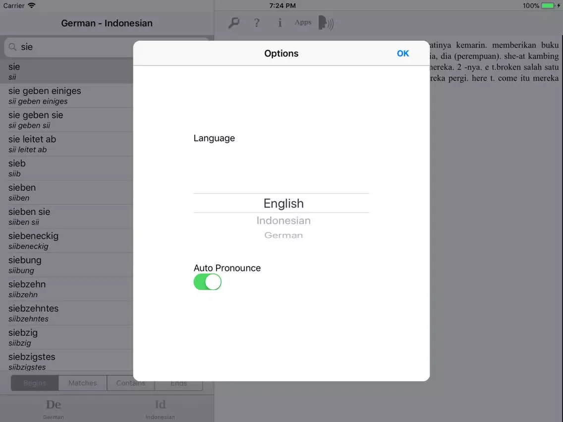 Kamus Lengkap - German iPad  スクリーンショット