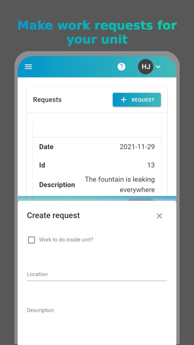 ภาพหน้าจอของ Condo Manager Web App
