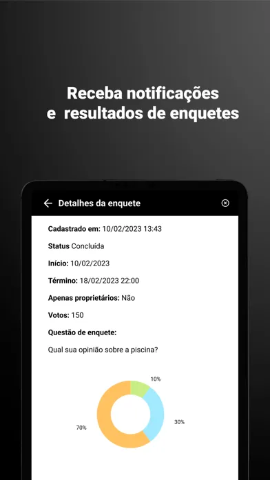 Capturas de tela do SindicoApp - CondominioApp