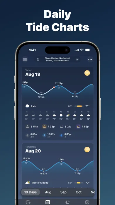 Tide Guide: Charts & Tables Screenshots
