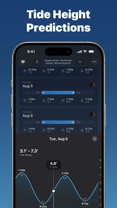 Tide Guide: Charts & Tables Screenshots