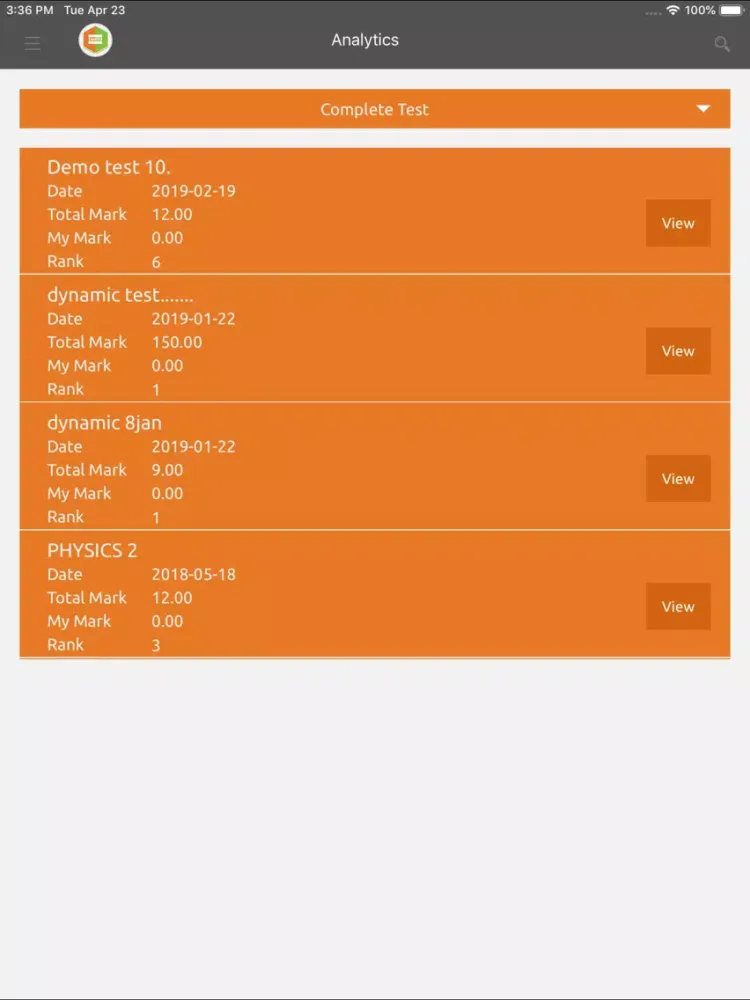 Tangkapan skrin EQuality IAS iPad 