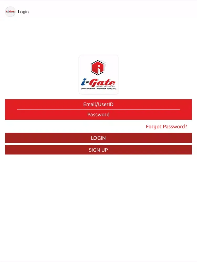 Screenshot di iGate Online Test Bhilai iPad 