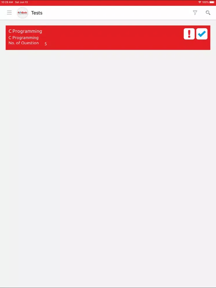 Screenshot di iGate Online Test Bhilai iPad 