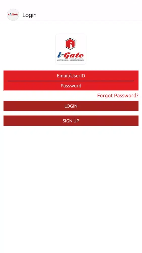 Screenshot di iGate Online Test Bhilai