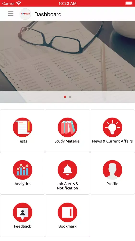 Screenshot di iGate Online Test Bhilai