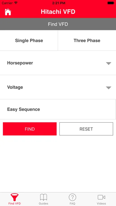 Hitachi VFD スクリーンショット