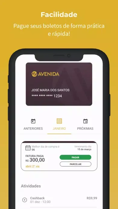 Cartão Lojas Avenida Screenshots