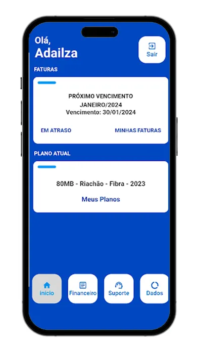Ảnh chụp màn hình của Conecta Provedor