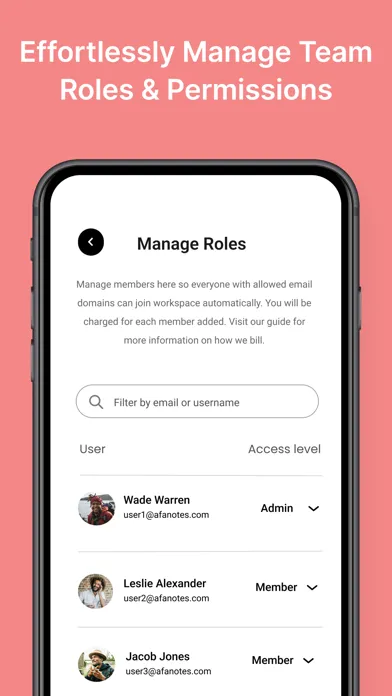 Capturas de pantalla de AFAnotes - AI Productivity