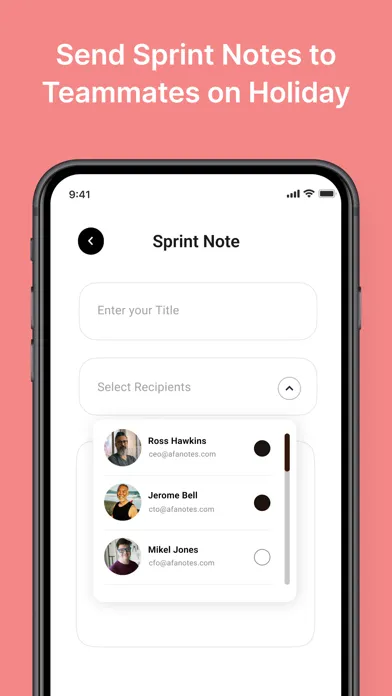 Capturas de pantalla de AFAnotes - AI Productivity